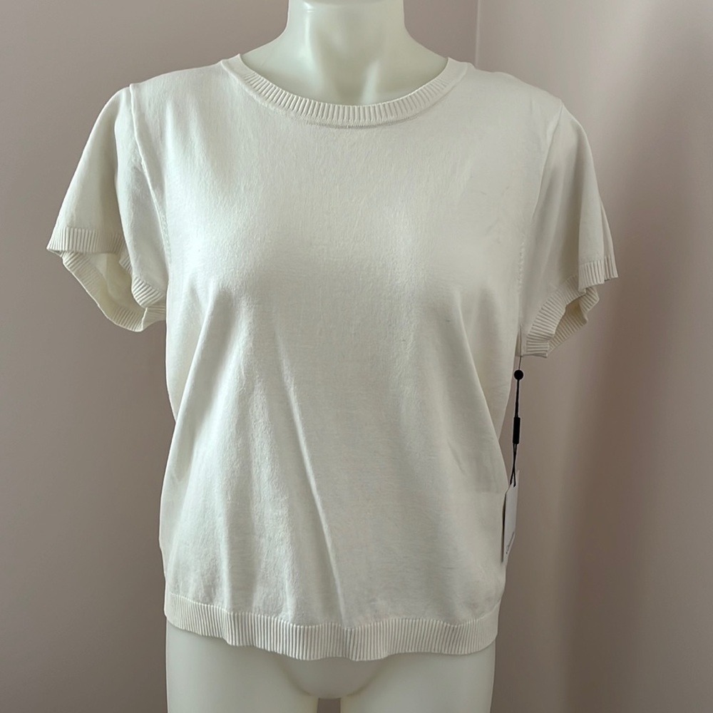 Calvin Klein winter white top, XL